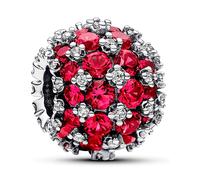 Pandora Charms BRIGHT ROUND CHARM IN PINK PAVÉ 792630C03