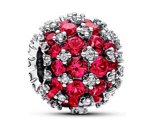 Pandora Charms BRIGHT ROUND CHARM IN PINK PAVÉ 792630C03