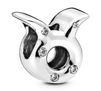 Pandora Women's Charm Sparkling Taurus Zodiac Sterling Silver 798418C01
