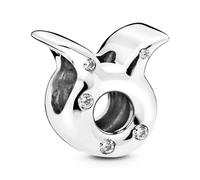 Pandora Women's Charm Sparkling Taurus Zodiac Sterling Silver 798418C01
