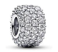 Pandora Charms Bright Triple Row Charm in Pavé 792820C01