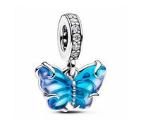 Pandora Charms Butterfly Murano Glass Pendant Charm 792698C01