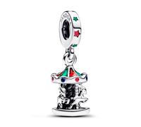 Pandora Pendant Sterling Silver 925 793586C01, Enamel, Cubic Zirconia crysta