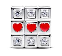 PANDORA Moments 793672C01 Sterling Silver Cubic Zirconia Moments Rot Cubic Zirconia, Rot, Sterling Silver, Cubic Zirconia