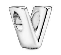 Pandora Letter V Charm - Silver