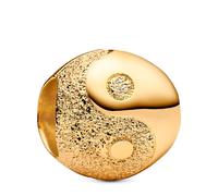 Pandora Gold Textured Yin and Yang Mini Charm