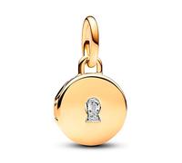 Pandora Charms CHARM PENDANT ENGRAVABLE MEDAL THAT OPENS 763066C01