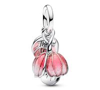 Pandora Charms Charm Two-Tone Blooming Flower Dangle 764453C01