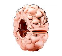 Pandora Moments Studded pattern 14k rose gold-plated clip with silicone grip