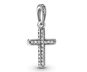 Pandora Charms Cross sterling silver pendant 397571CZ