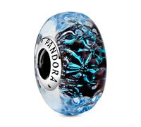 Pandora Wavy Dark Blue Murano Ocean Charm