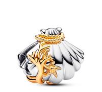 Pandora Charms Disney Ariel Two-Tone Seashell Charm 764403C01