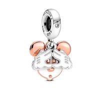Pandora Charms Disney Mickey Mouse Double Pendant Charm 780112C01