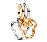 Pandora Charms Disney Mickey Mouse & Minnie Mouse Divisible Pendant Charm 763650C01