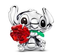 Pandora Charms Disney Stitch Charm with Murano Glass Rose 794378C01