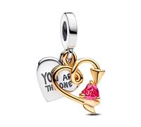 Pandora Charms Double Heart and Arrow Pendant Charm 763622C01