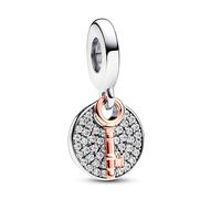 Pandora Charms Double Key to Happiness Pendant Charm in Two Tones 783236C01