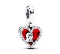 Pandora Charms DOUBLE RED HEART AND LOCK PENDANT CHARM 793119C01