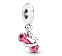 Pandora Charms Dumbbell and Heart Pendant Charm 799545C01