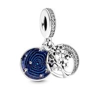 Pandora Charms Galaxy Double Tree and Moon Pendant Charm 799645C01