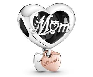 Pandora Charms Heart Charm Thank You Mom 789372C00