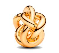 PANDORA Moments 763755C00 infinity knot charm, one size, Other Metal, No gems