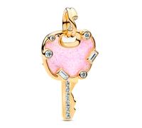 Pandora Charms Large Charm Pendant Key Love Opalescent Pink 764349C01