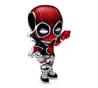 Marvel Deadpool sterling silver charm with red and black enamel