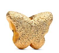 Pandora Charms Mini Butterfly Charm Textured 14k Gold Overlay 764046C00