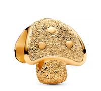 Pandora Gold Textured Mushroom Mini Charm