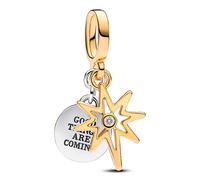 Pandora Pendant Sterling Silver 925 763588C01, One size, Sterling Silver, Created Diamond