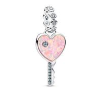Pandora Charms Opalescent Heart Key Pendant Charm 794427C01