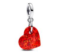 Pandora Charms Opalescent Red Heart Pendant Charm 793348C01
