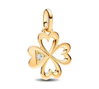 Pandora Charms Pandora ME 763034C01 Four Leaf Clover Heart Locket Charm