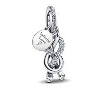 Pandora Charms Pavé Infinity Knot Pendant Charm 793780C01