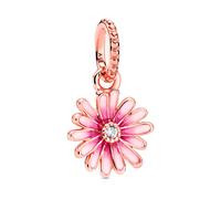Pandora Wavy Fancy Pink Murano Glass Charm 798872C00