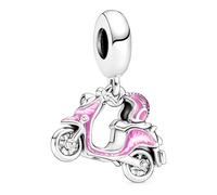 Pandora Charms Pink Motorcycle Scooter Pendant Charm 791057C01