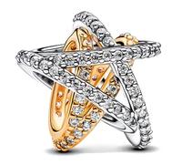 Pandora Charms Shiny Cross Star Charm 763590C01