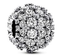 Pandora Timelss Pavé Sterling silver charm with clear cubic zirconia