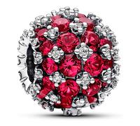 Pandora Charms Shiny Round Charm in Pink Pavé 792630C03