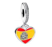 Pandora Charms Spain Flag Pendant Charm 792017CZ_E019