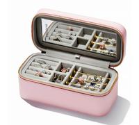 Pandora Women's Jewelry Organizer, Jewelry Box Original, Pink (200 x 101 x 85 mm), 3 Compartments