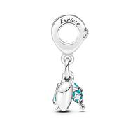 Pandora Fish, Sea Turtle & Conch Triple Dangle Charm 791697C01