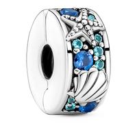 Pandora Ocean Bubbles & Waves Octopus Charm 791698C01