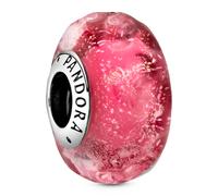 Pandora 798872C00 Wavy Pink Murano Glass Charm