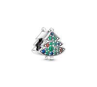 Pandora Timeless Sterling silver Sparkling Solitaire ring with clear cubic zirconia, 52