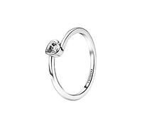 Pandora Clear Titled Heart Solitaire ring, 56
