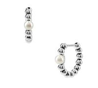 Pandora Cultured Pearl & Beads Hoop Earrings 293178C01