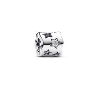 Pandora Moments Openwork star sterling silver charm with clear cubic zirconia