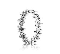 PANDORA - Daisies wreath ring dazzling silver 925/1000 PANDORA 190934CZ - 58